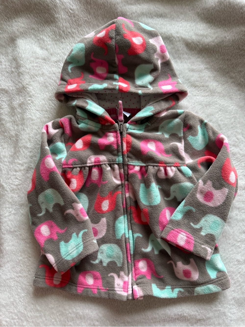 Carters Baby Girl Elephant Patterned Sweater
